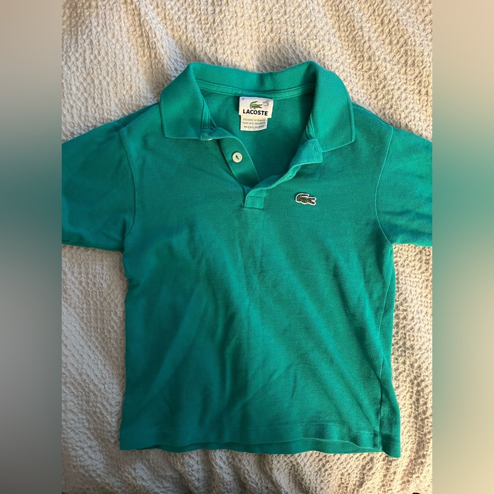 Lacoste kids polo shirt size 8